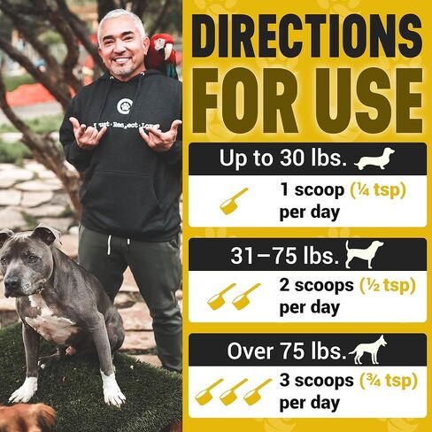 مكملات Better Dog Supplements Skin Magic من سيزار ميلان - مكمل طبيعي للبشرة والمعطف لتهيج الكلاب من العوامل الموسمية، والبقع الساخنة، ومكمل لجلد الكلاب لتخفيف الحكة - 4 أونصة (إمداد لمدة 60 يومًا) in Kuwait