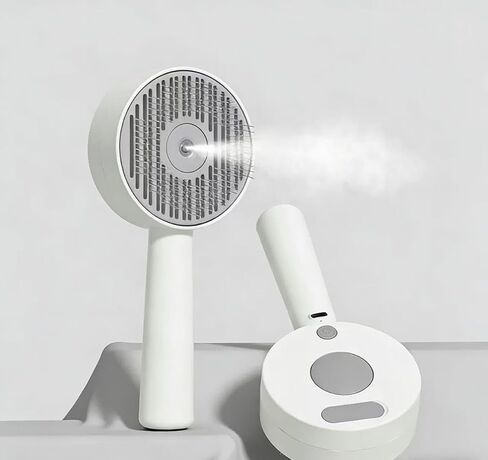 Pet comb electric spray comb - new cat and dog styling hair-dryer comb - anti-flying hair pet accessory combing device in Kuwait