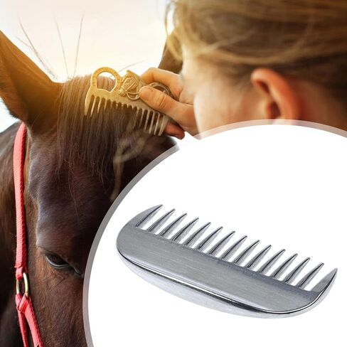 Horse Comb Cleaning Tool Horse Hair Comb for Dogs Long Short Hair Grooming in Kuwait