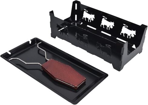 شواية راكليت صغيرة، مقلاة تذويب الجبن المحمولة مع طلاء غير لاصق، للاستخدام في المطبخ المنزلي والتخييم in Kuwait