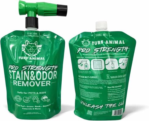 PRO‑STRENGTH Turf Animal Outdoor Pet Odor Remover & Neutralizer for Dogs & Pets – Heavy‑Duty Urine Eliminator for Artificial Turf, Patios & Concrete – Eco‑Friendly – 42.3 fl oz Bag 2-Pack + Sprayer in Saudi Arabia