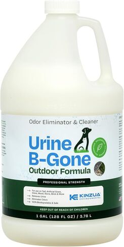 منظف ​​إنزيم بول الحيوانات الأليفة الاحترافي من Urine B-Gone-OD، مزيل رائحة ساحة الحيوانات الأليفة للعشب الاصطناعي والخرسانة والمزيد، 1 جالون in Kuwait