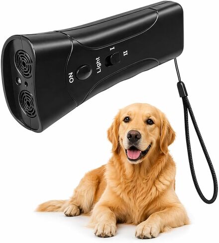 Ultrasonic Dog Bark Deterrent Device for Dogs | Pet Gentle Trainer Ultrasonic for Dogs that Helps Stop Dog Barking with an Anti Barking Device | Ultrasonic Dog Repeller for Training & Behaviour Aid in Kuwait