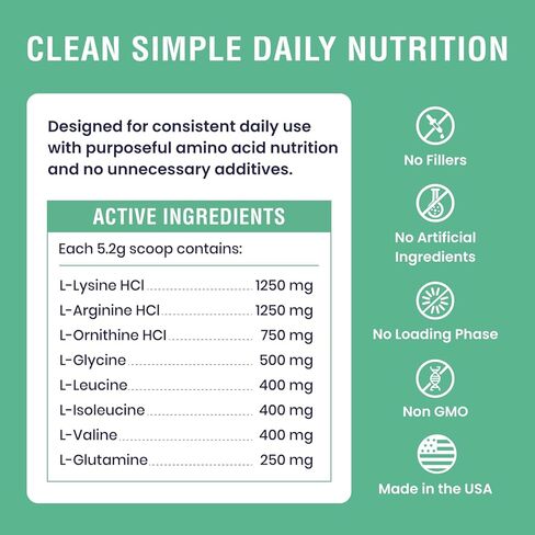 150-Day Supply Horse Amino Acid Supplement - Equine Amino Complex for Muscle, Topline & Recovery Support - Supports Strength, Tissue Repair & Vitality - Daily Horse Supplement Powder in Kuwait