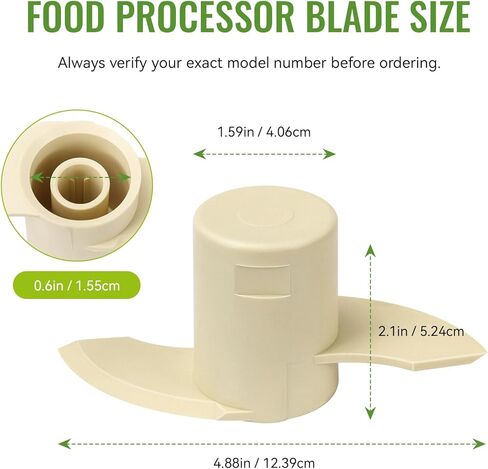 DLC-869TX-1 شفرة العجين لـ Cuisinart Food Processor Pro Custom 11 قطعة بديلة، شفرة معالج الطعام تناسب Cuisinart DLC-8S، DFP-11، DLC-2011، DLC-3011، EV-11PC6، EV-11PC7 وEV-11PC8 فقط in Kuwait