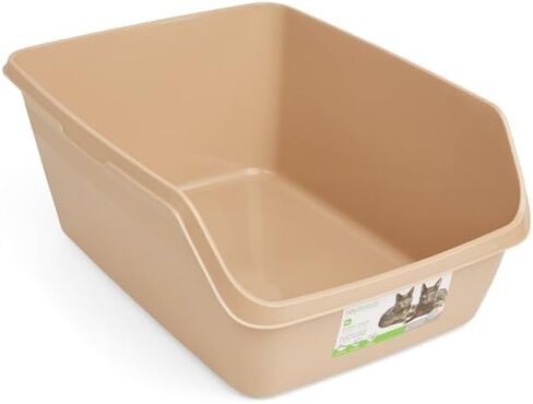 صندوق فضلات So Phresh من Petco Scatter Shield عالي الظهر، رمادي X-Large، 24 بوصة طول × 18 بوصة عرض × 10 بوصة ارتفاع in Kuwait