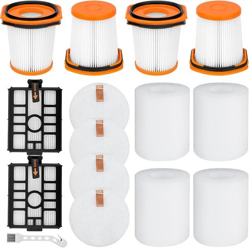 IW3511 Filters Replacement for Shark Detect Pro Cordless Stick Vacuum IW1111 IW3511 Filter Kit,2 Dock Filter,2 Hand Vac Filter,2 Pre-Motor Filter,4 Foam Felt Filter,2 Odor Neutralizer, 13 Pack in Saudi Arabia
