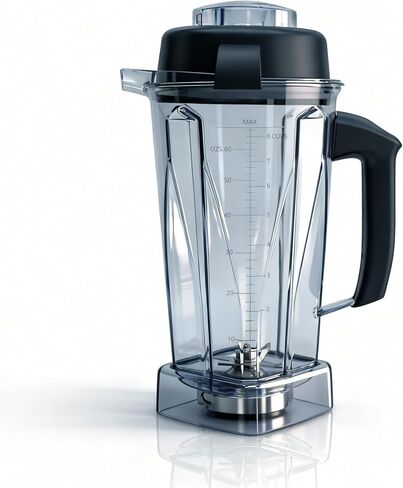 حاوية بديلة سعة 64oz من Blender Pitcher متوافقة مع Vitamix 5200، 5300، 6300، 7500، E310، VM0197، VM0101، VM0100، VM0103 Classic & Explorian Series ضمان لمدة 5 سنوات in Kuwait