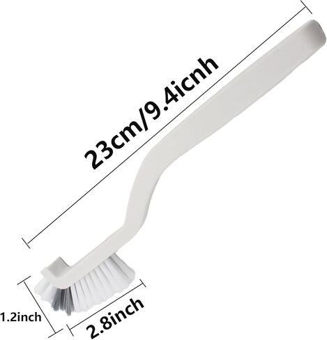 1 PCS Cleaning Brush，Suitable For Soybean Milk Machine, Juicer, Wall Breaking Machine Cleaning，Handle Length 9.4 "Slit Cleaning Brush White in Kuwait