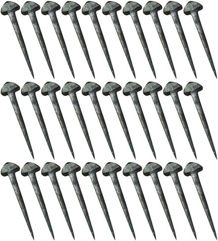 Cabilock 50pcs Iron Horseshoe Nails for Horse Tack Hoof Fixing Sturdy Stable Horseshoe Repair Tools for Farrier Supplies and Equine Hoof Maintenance in Kuwait