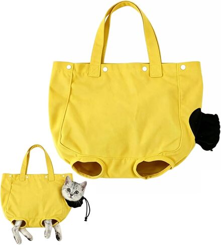 Cat Carrier Bag, Soft Pet Canvas Shoulder Carrying Pouch Hand Free Kitten Backpack with Holes for 5-11 lbs Small Dogs, Cats, and Pets Outdoor Travel, Green in Kuwait