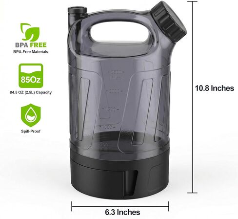 Portable Dog Travel Water Bottle 84 oz, Dog Camping Hiking Walking Beach Park Outdoor Essentials, Large Dog Water Bottle Bowl Dispenser, Leak Proof Pet Water Bottle for Dogs, in Kuwait