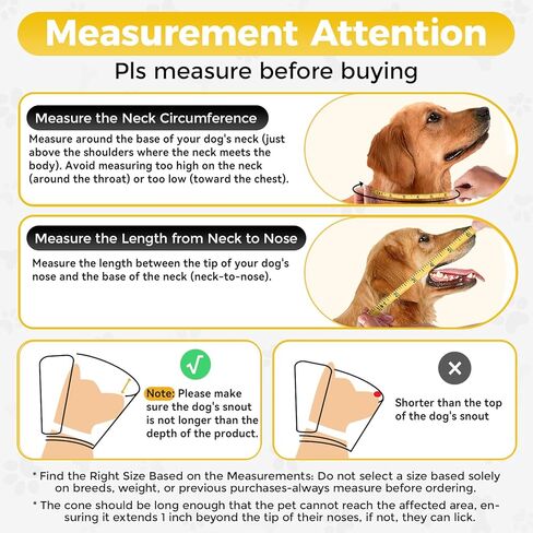 Upgraded Dog Cone Collar for Dogs After Surgery, Soft Transparent Pet Recovery Collar for Large Medium Small Dogs, Depth Adjustable Dog Cone Collar, Elizabethan Collar (L, Black) in Kuwait