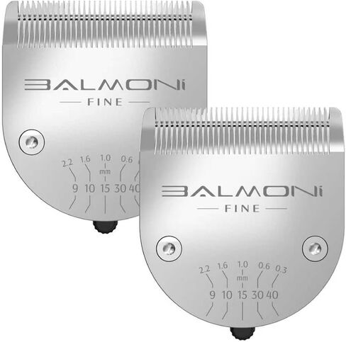 Professional Coarse + Fine 5-in-1 Clipper Blades (2-Pack) for 580 Series – Adjustable 0.6–2.8mm Detachable Metal Blades, Wahl Compatible, Steel Comb Ready (Coarse x2) in Saudi Arabia