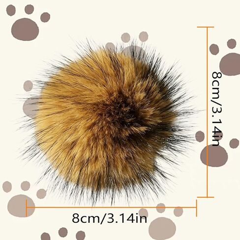 5Pcs Cat Toy Faux Rabbit Fur Ball, Rabbit Fur Ball Cat Toy, Soft Fluffy Cat Toy Ball, Furry Catnip Toy Ball for Indoor Cats, Washable & Fun to Chase for Exercise and Bonding in Kuwait