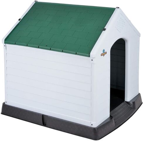 Confidence Pet Large Waterproof Plastic Dog Kennel Outdoor House Green in Kuwait