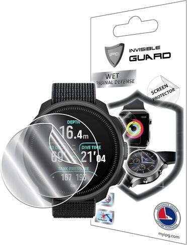 IPG لـ SUUNTO 7 GPS Sport Smartwatch شاشة تعمل باللمس (وحدتان) طبقة شفافة غير مرئية فائقة الدقة مضادة للخدش - ناعمة / شفاء ذاتي / خالية من الفقاعات in Kuwait