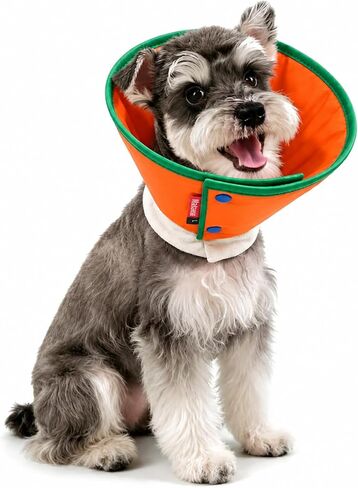 Soft Dog Cone Collar for Dogs & Cats, Adjustable Elizabethan Recovery Collar, Lightweight EPE Material, Post-Surgery Wound Protection (Purple, L) in Kuwait