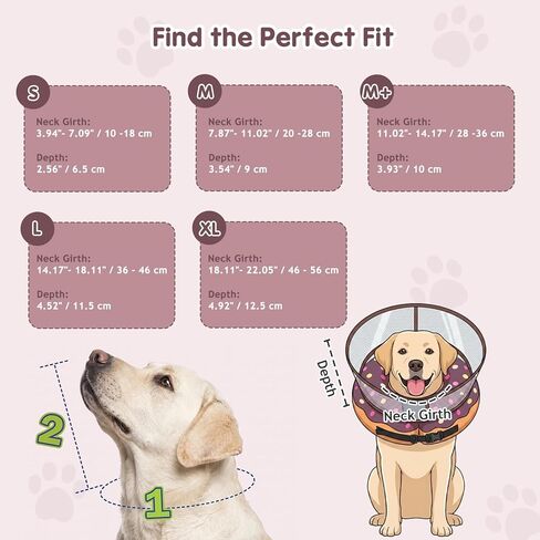 Avont 2-in-1 Inflatable Dog Cone Collar with Transparent Shield, Soft Donut E-Collar Alternative After Surgery to Stop Licking, Recovery Cone for Extra Large Dogs - Swimring (XL) in Kuwait