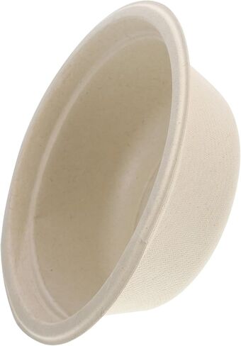 Gadpiparty Disposable 350ml Pet Food Bowl for Dogs and Cats, Eco-Friendly Paper Feeding Dish, Travel and Indoor Use, Safe Practical Pet Feeding Bowl in Kuwait
