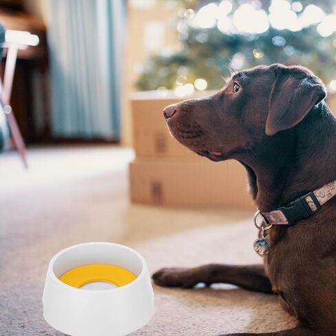 SHINEOFI Floating Dog Water Bowl No Spill Cat Feeder with Floating Disk Plastic Spill Proof Pet Water Dispenser for Outdoor Travel and Home Use in Kuwait