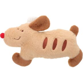 GANAZONO Dog Hugging Pillow Plush Stuffed Animal Toy for Pets Sleeping Companion - Soft Furry Dog-Shaped Comfort Cushion for Sofa Bedroom Dorm Brown 11. 4x7. 5x3 Inch in Kuwait