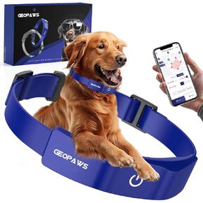 GPS Electric Dog Fence with Free App, Wireless Fence System with Training Collar, Adjustable of Dogs Portable Fence for Outdoor Use, Rechargeable Waterproof Flexiable Collar, (Grey) in Saudi Arabia