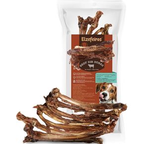Natural Beef Rib Bones for Dogs, Long Lasting Dog Chews for Medium Large Dogs, Single Ingredient High Protein Dental Treats, Rawhide Free, Grain Free, No Additives in Kuwait