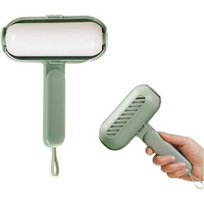 Reusable Lint Roller - Washable Pet Hair Remover that Never Needs Sticky Sheets, Powerful Gel Brush for Dog & Cat Hair on Furniture, Couch, Carpet, Bedding, and Car Upholstery in Kuwait