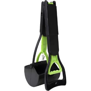 Duty Stainless Steel Spring Pet Litter Collector with Compact Folding Feature for Outdoor Application Grass Pet Shovel in Kuwait