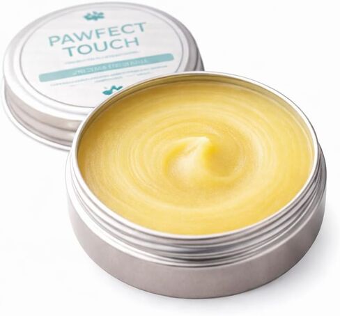 Dog Paw Balm for Dry Cracked Paws & Noses, Moisturizing Paw Pad Balm & Dog Nose Balm with Shea Butter, Dog Paw Moisturizer for Dogs, Safe to Lick, 1 oz in Kuwait