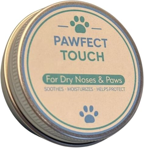 Dog Paw Balm for Dry Cracked Paws & Noses, Moisturizing Paw Pad Balm & Dog Nose Balm with Shea Butter, Dog Paw Moisturizer for Dogs, Safe to Lick, 1 oz in Kuwait