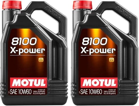 Motul 8100 X-Power 10W60 100% Synthetic Engine Oil 5 Liter (106144) in Saudi Arabia