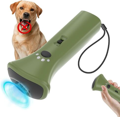Dog Bark Deterrent Devices,Ultrasonic Anti Barking Device for Dogs, Portable Dog Training Device,Stopping Own or Neighbor's Dog Barking,Safe & Effective for Indoor & Outdoor Use(Green) in Kuwait