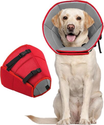 Dog Cone Collar After Surgery, Soft Cone for Small Dogs to Stop Licking, Adjustable Elizabethan Collar for Dogs, Lightweight Breathable Dog Recovery Cones for Wound Healing & Hot Spots in Saudi Arabia