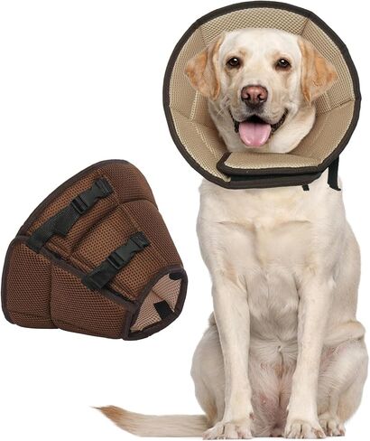 Dog Cone Collar After Surgery, Soft Cone for Small Dogs to Stop Licking, Adjustable Elizabethan Collar for Dogs, Lightweight Breathable Dog Recovery Cones for Wound Healing & Hot Spots in Saudi Arabia