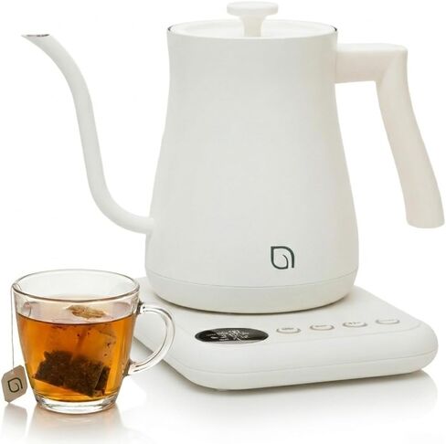 WILLOW ECO SERIES Gooseneck Electric Kettle with 5 Temperature Presets and Keep Warm Feature, 1L Pour Over Kettle for Coffee & Tea, 1200W Quick Heating with 100% Stainless Steel Interior Water Heater in Saudi Arabia