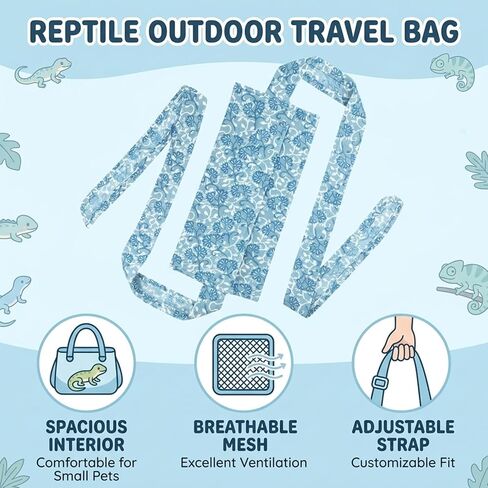 Single Guinea Pig Carrier, Guinea Pig Backpack for Small Pets, Portable Pet Sling with Breathable Mesh Design for Travel, Vet Visits and Outdoor Adventures, Blue in Kuwait
