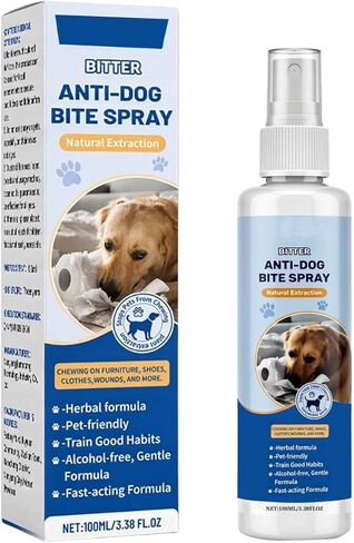 No Chew Spray for Dogs,Bitter Apple Spray for Dogs to Stop Chewing,Can Effectively Protect The Safety of Furniture,Plant,Shoes, Etc,Safe for People and Pets,Alcohol-Free, Indoor/Outdoor Use,3.38oz in Kuwait