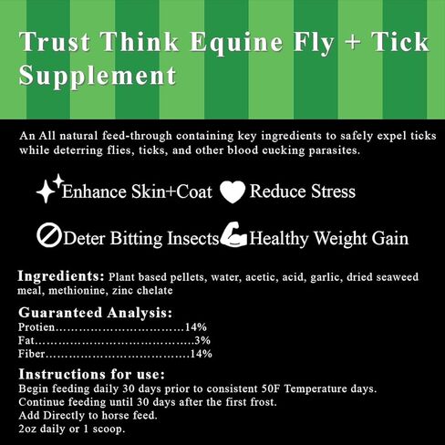 Timber Hills - Equine | Fly & Tick Supplement | 4lb (1-month Supply) in Kuwait