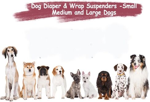 Pet Diaper Fastening Straps for Dogs Cats Elastic Nappy Antislip Belly Bands for Small Puppy Dog Supplies Suspenders Fasteners Belly Suspenders in Kuwait