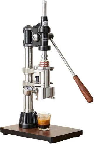 Manual Lever Espresso Machine, Hand Press Coffee Maker, Stainless Steel Extraction Device for Home Barista & Outdoor Cafe in Kuwait