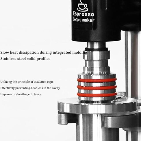 Manual Lever Espresso Machine, Hand Press Coffee Maker, Stainless Steel Extraction Device for Home Barista & Outdoor Cafe in Kuwait