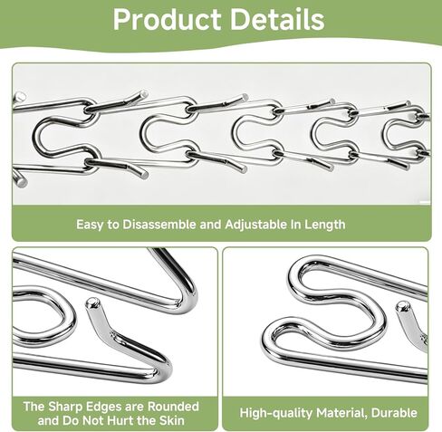 8 Pack Silver 2.25mm Stainless Steel Dog Collar Extra Links, Dog Training Collar Extender Links Replacement for Small Dogs in Kuwait