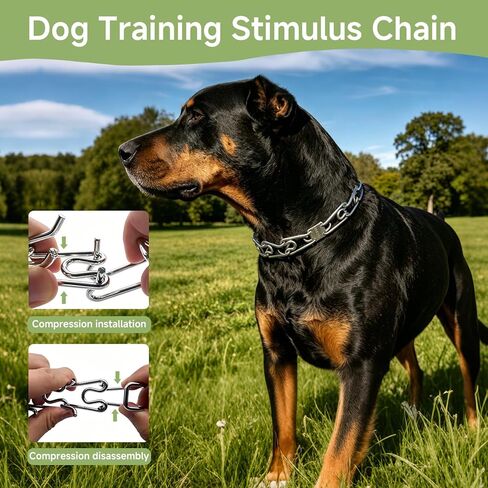 8 Pack Silver 2.25mm Stainless Steel Dog Collar Extra Links, Dog Training Collar Extender Links Replacement for Small Dogs in Kuwait