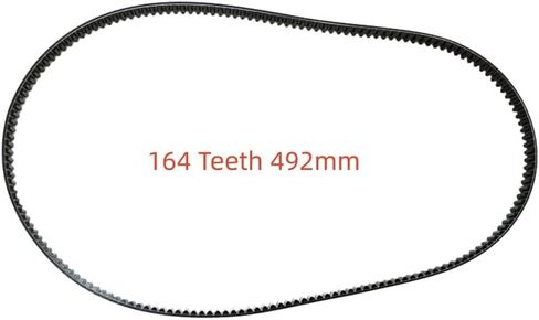 Bread Maker Belt, Universal Rubber Bread Machine Belt 140-204 Teeth 420-612mm Bread Maker Belt for Bread Maker Drive Belt(164T) in Kuwait