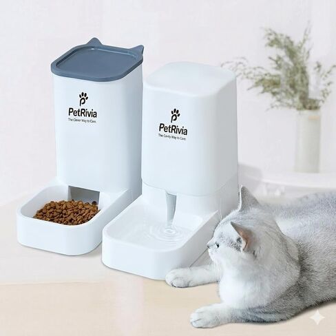 Automatic Pet Feeders Automatic Dog Food and Water Dispenser Water Dispenser for Dogs Gravity Water Dispenser Cat Feeders Automatic Cat Food Dog Water and Food Dispenser Gravity Pet Water Dispenser in Kuwait