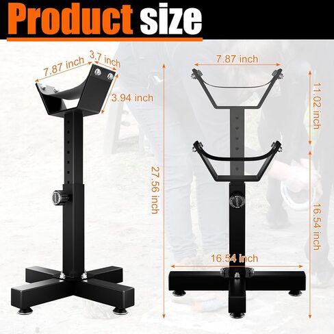 Adjustable Farrier Stand for Horses | Hoof Trimming, Shoeing & Veterinary Care | Heavy-Duty Metal Construction, Height-Adjustable, Interchangeable Cradle & Post Support in Kuwait