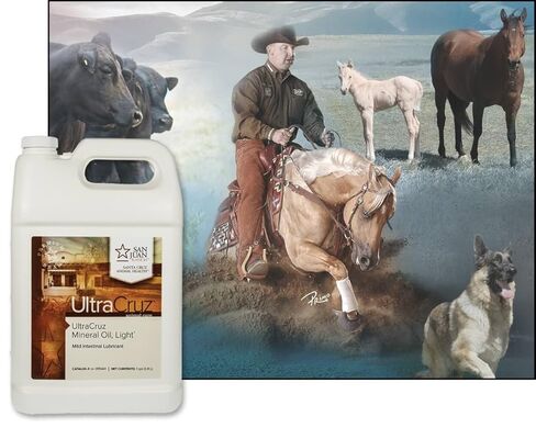 UltraCruz - sc-395544 Mineral Oil Light Supplement for Horses, Livestock and Dogs, 4 x 1 Gallon in Kuwait
