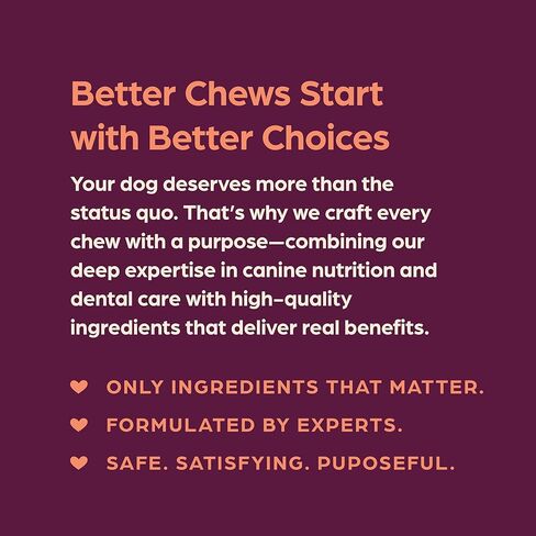 Chewsday Dog Rawhide Free Chew Bones, Made with Real Beef Collagen, Supports Hip & Joint, Skin & Coat, Highly Digestible, 3 Count in Saudi Arabia